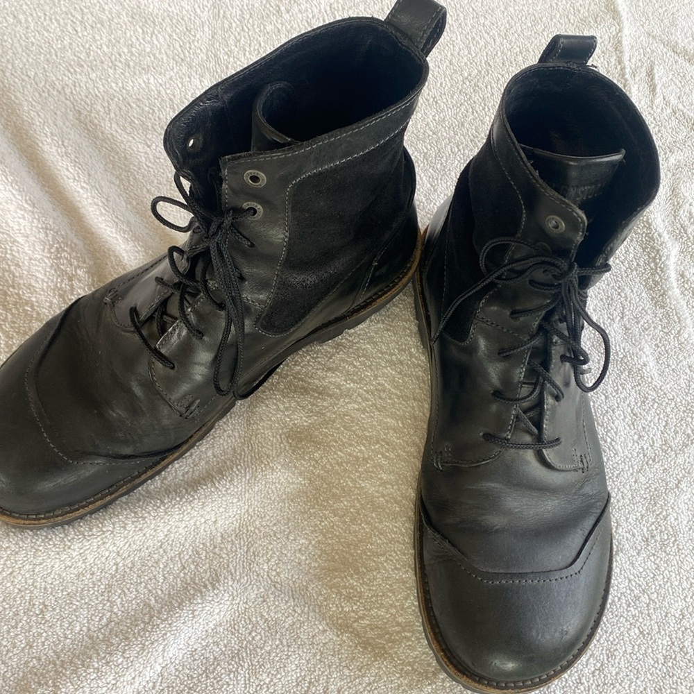 Birkenstock Black Leather Men's Boots